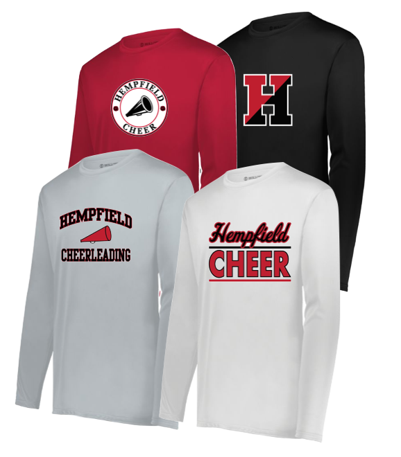 Hempfield Cheer Momentum Dri-Fit LS T-Shirt - (Youth)