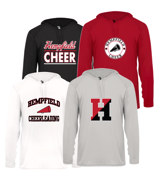 Hempfield Cheer LS Hooded T-Shirt - (Womens)