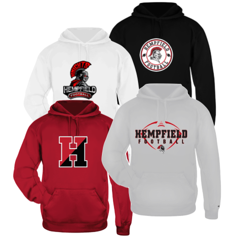 Hempfield Football Perf Fleece Hoodie (Youth)