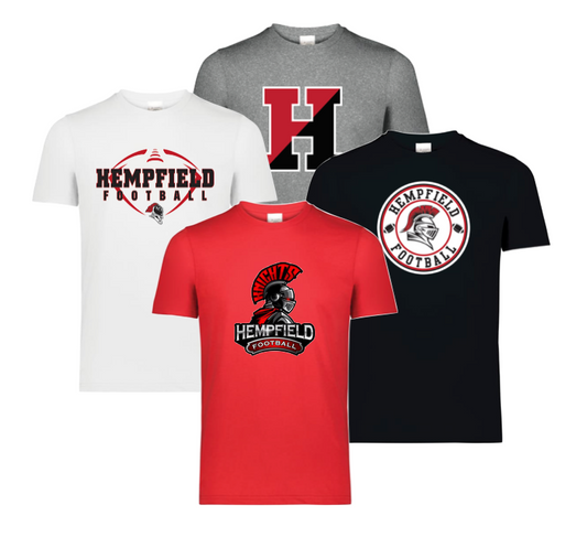 Hempfield Football Cotton/Poly (50/50) SS T-Shirt - (Adult)