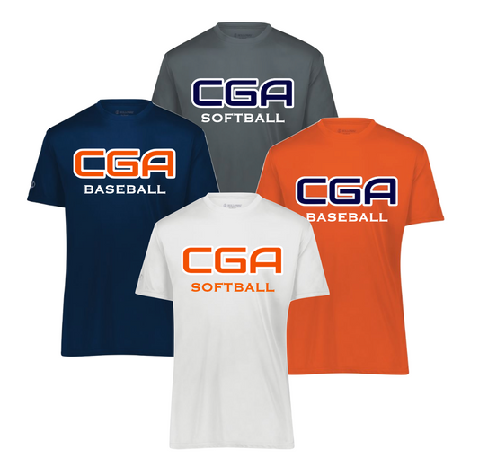 "CGA Softball" Momentum Dri-Fit SS Tee (Adult, Women, Youth)