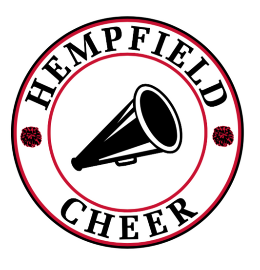 Hempfield Cheer Magnet 5"x5"