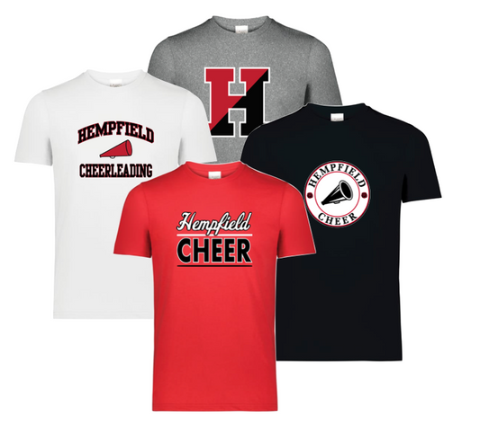 Hempfield Cheer 50/50 Cotton/Poly SS T-Shirt - (Adult)