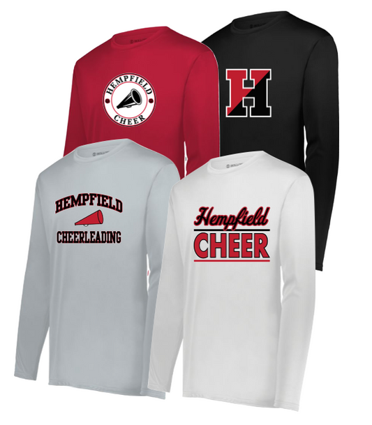 Hempfield Cheer Momentum Dri-Fit LS T-Shirt - (Adult)