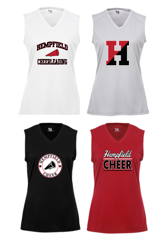 Hempfield Cheer Ladies Sleeveless Tee