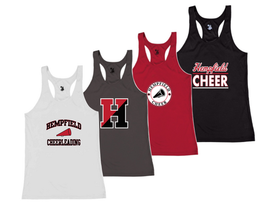 Hempfield Cheer Ladies B-Core Racerback