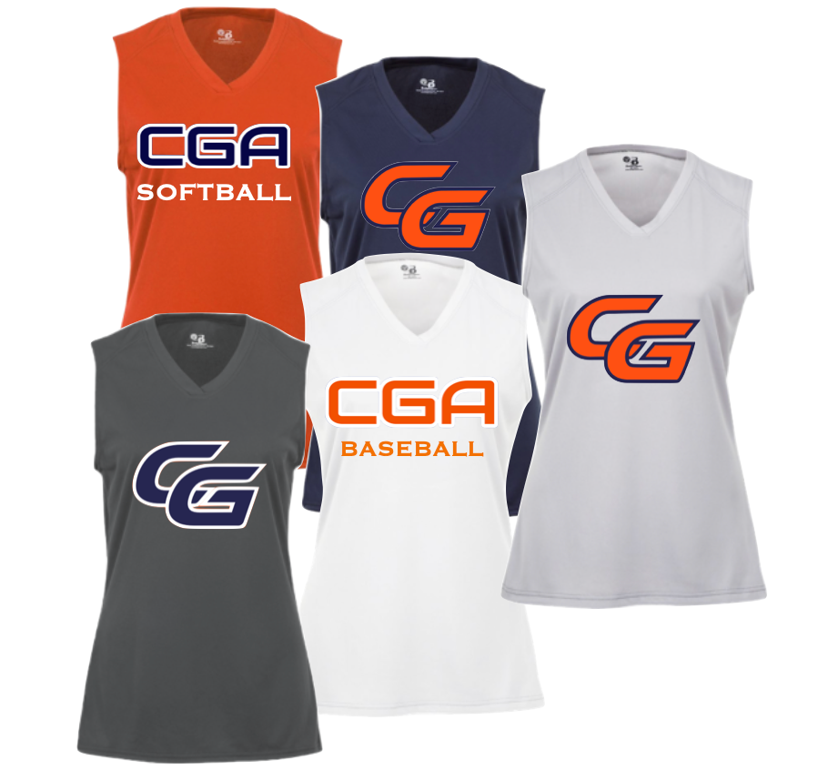 CGA Ladies Sleeveless Tee