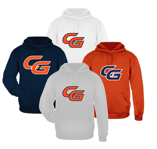 "CG Logo" Perf Fleece Hoodie (Men, Women, Youth)