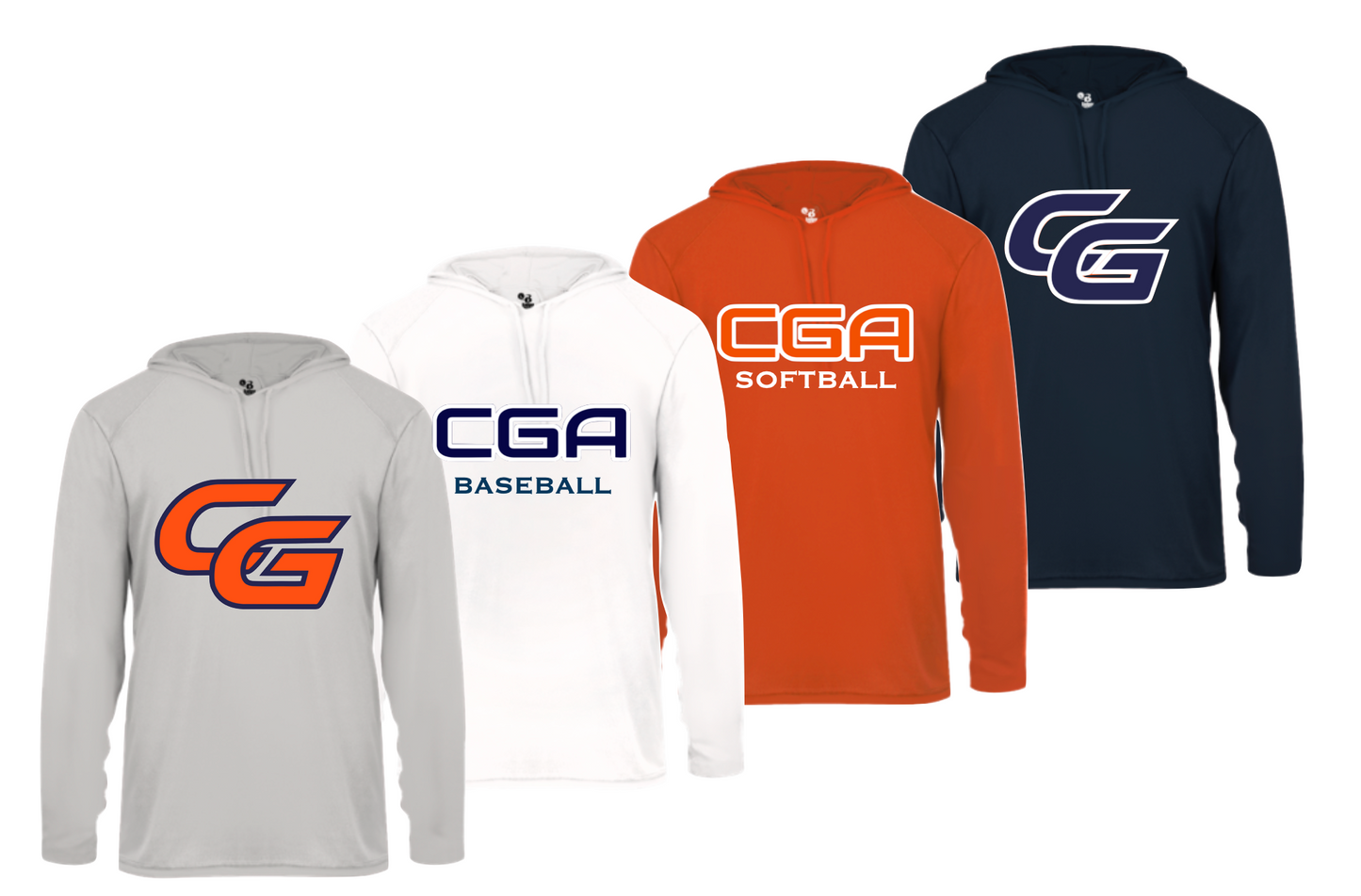 CGA B-Core L/S Hooded T-Shirt - (Adult)