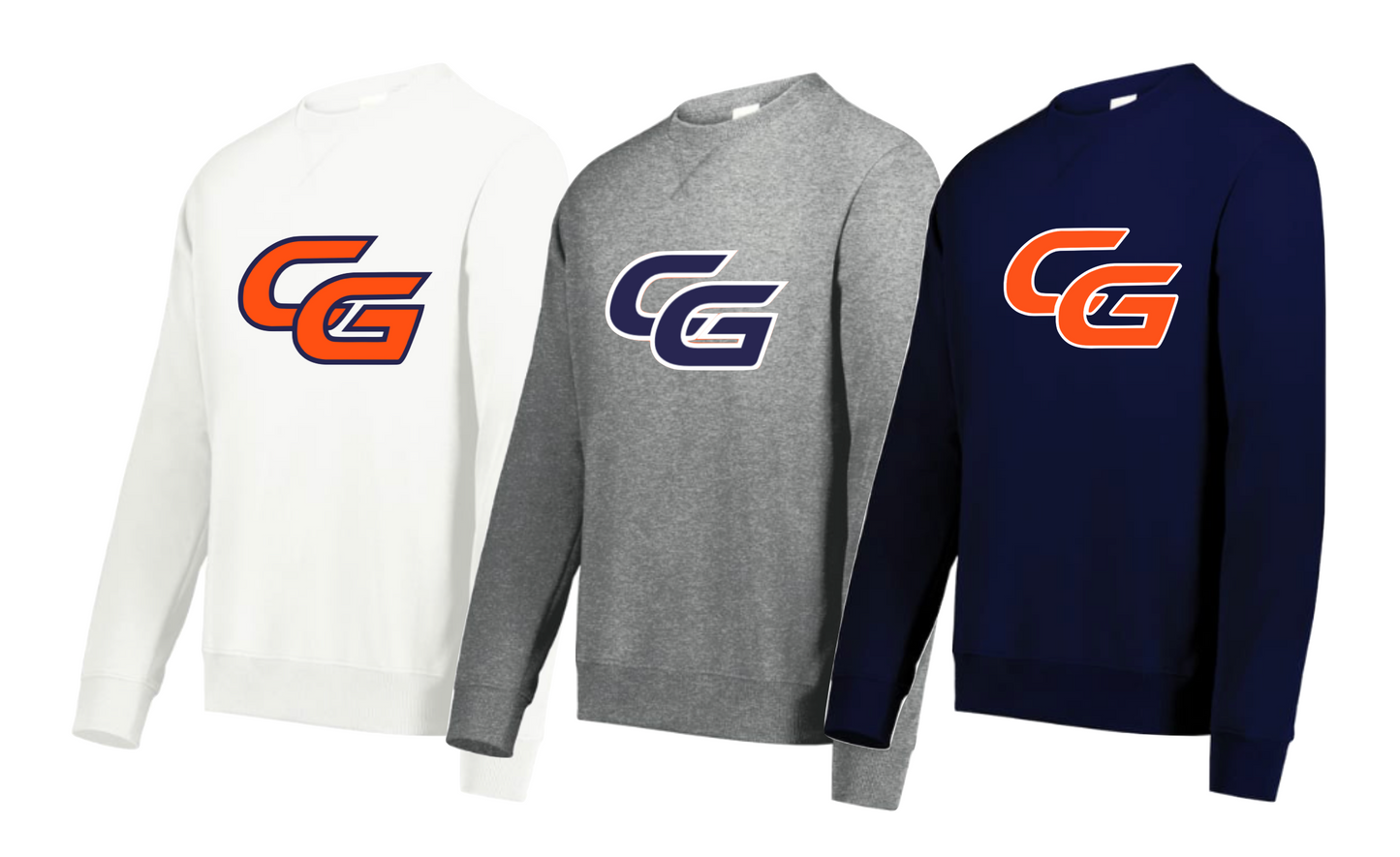 "CG Logo" Fleece Crew Sweatshirt (Adult & Youth)