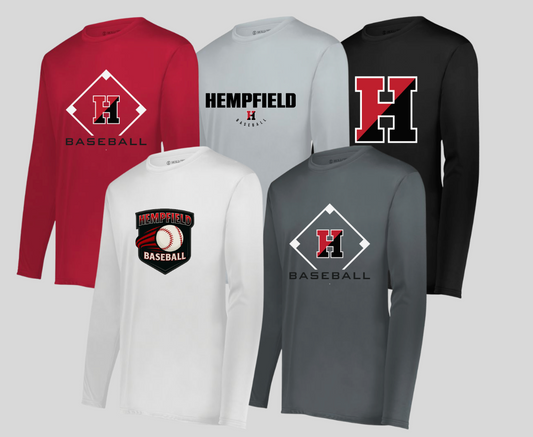 Hempfield Baseball LS Dri Fit T-Shirt - Adult