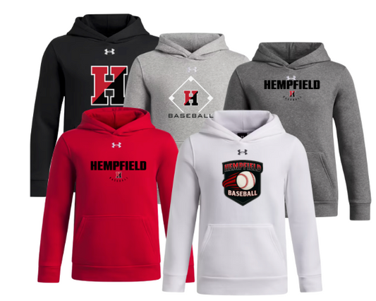 Hempfield Baseball Icon Fleece Hoodie - Youth