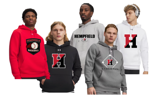 Hempfield Baseball Icon Fleece Hoodie - Adult