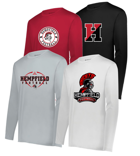 Hempfield Football - Momentum Dri Fit LS - Mens